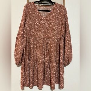 Floral Long Sleeve Dress